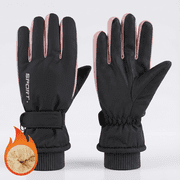 Womens Snow Gloves Touchscreen Waterproof Snowboarding Gloves Winter Ski Gloves Women Winter Gloves for Cold Weather Dark Grey