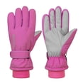 thumbnail image 1 of Zando Womens Snow Gloves Touchscreen aterproof Snowboarding Gloves Winter Ski Gloves Women Winter Gloves for Women Cold Weather Rose Red, 1 of 6