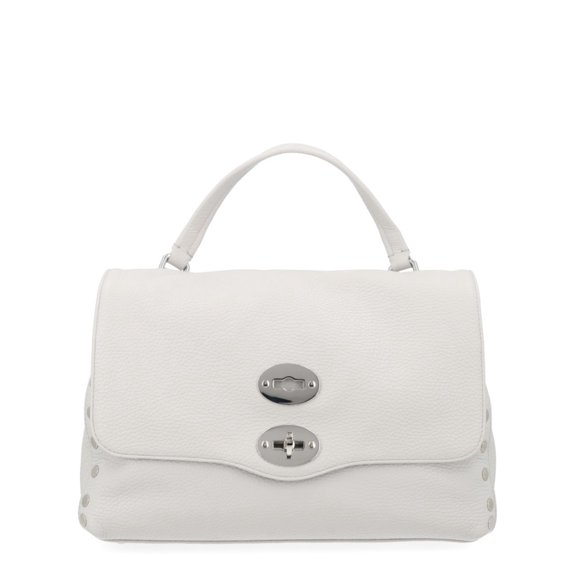 Zanellato Women's Grey Postina Small Pebbled Handbag Grey