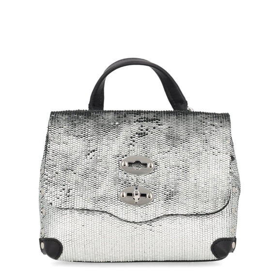 Zanellato Women's Silver Postina Cbi Metallic Handbag Silver