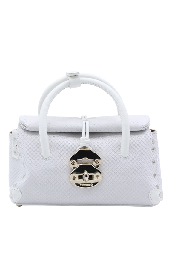 Women's Structured Zanellato Handbag White