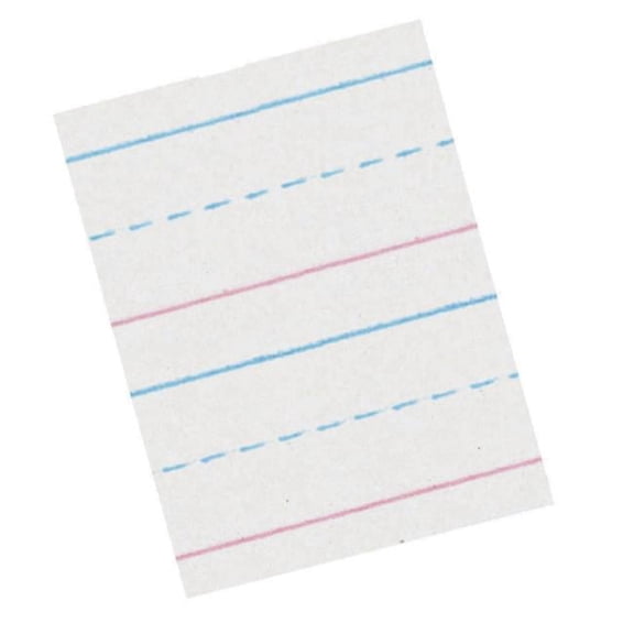 Zaner Bloser 0.625 in. Ruled Sulphite Paper - Grade 1 - Pack of 2