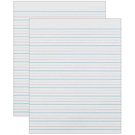 Zaner-Bloser Sulphite Handwriting Paper, Dotted Midline, Grade 2, 500 Sheets Per Pack 2 Packs