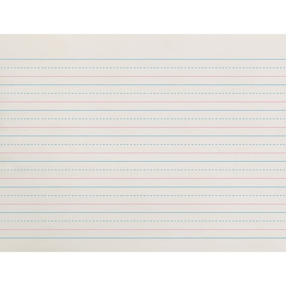 Zaner-Bloser Dotted Midline Newsprint Paper, 500 / Pack (Quantity)