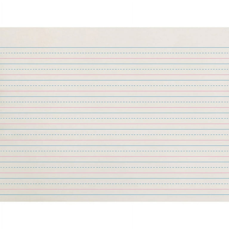 Zaner-Bloser Dotted Midline Newsprint Paper - 500 Sheets - 0.50 Zaner-Bloser Dotted Midline Newsprint Paper - 500 Sheets - 0.50
