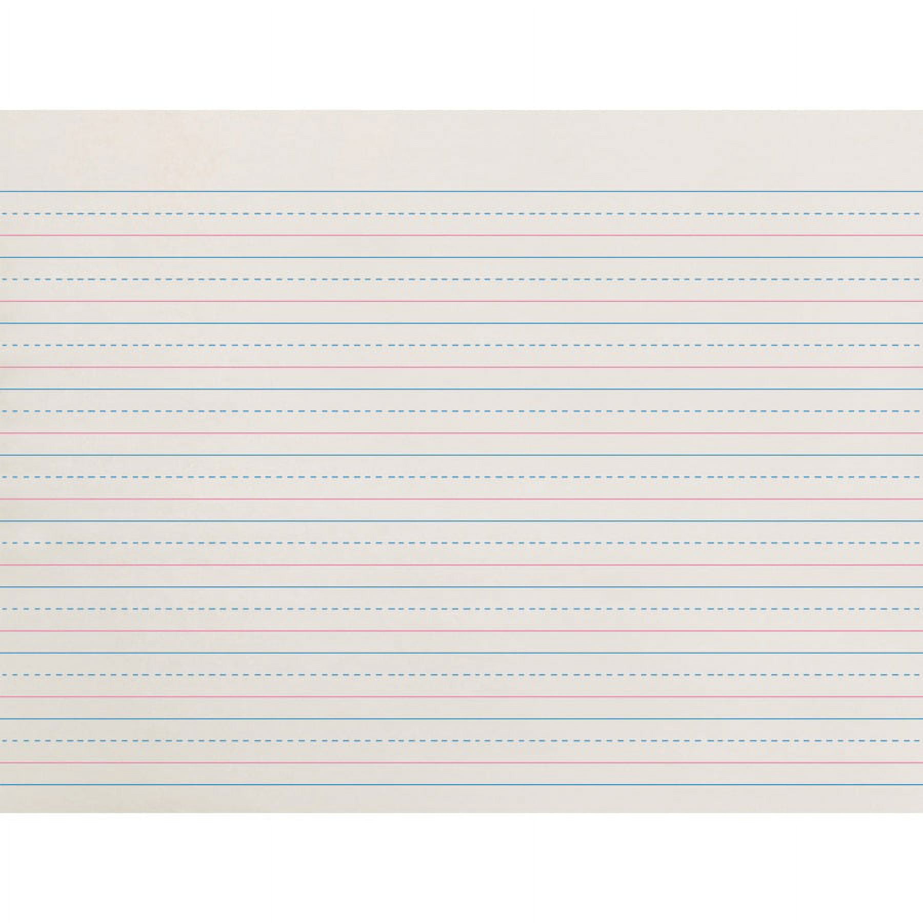 Un Ruled Paper Zaner-Bloser Midline Newsprint Paper 0.50