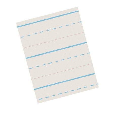 Zaner-Bloser Newsprint Handwriting Paper, Dotted Midline, Grade 2 500 Sheets Per Pack 3 Packs
