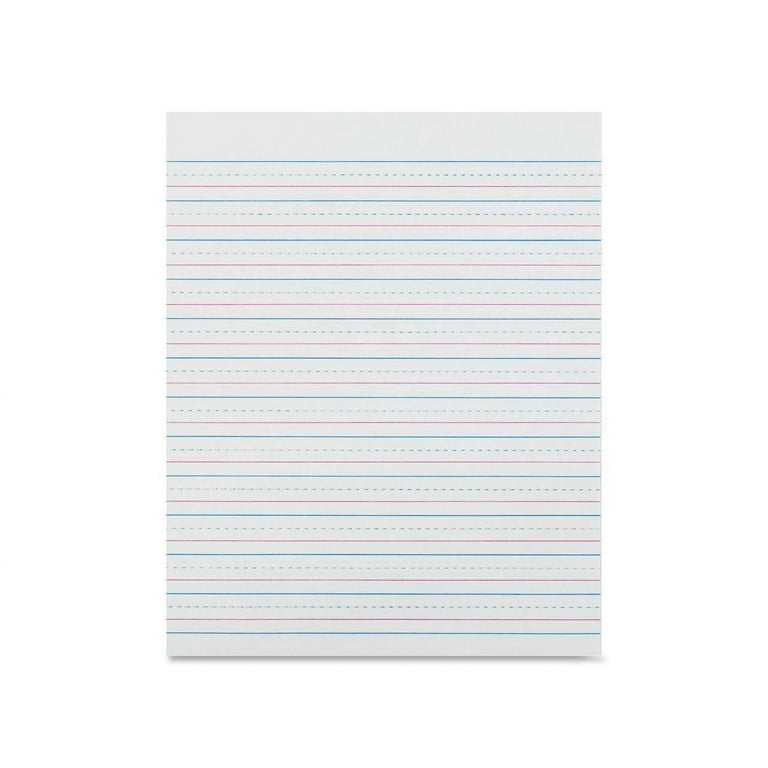 Zaner-Bloser Dotted Midline Newsprint Paper - Letter - 500 Sheets - 0.50 Zaner-Bloser Dotted Midline Newsprint Paper - Letter - 500 Sheets - 0.50