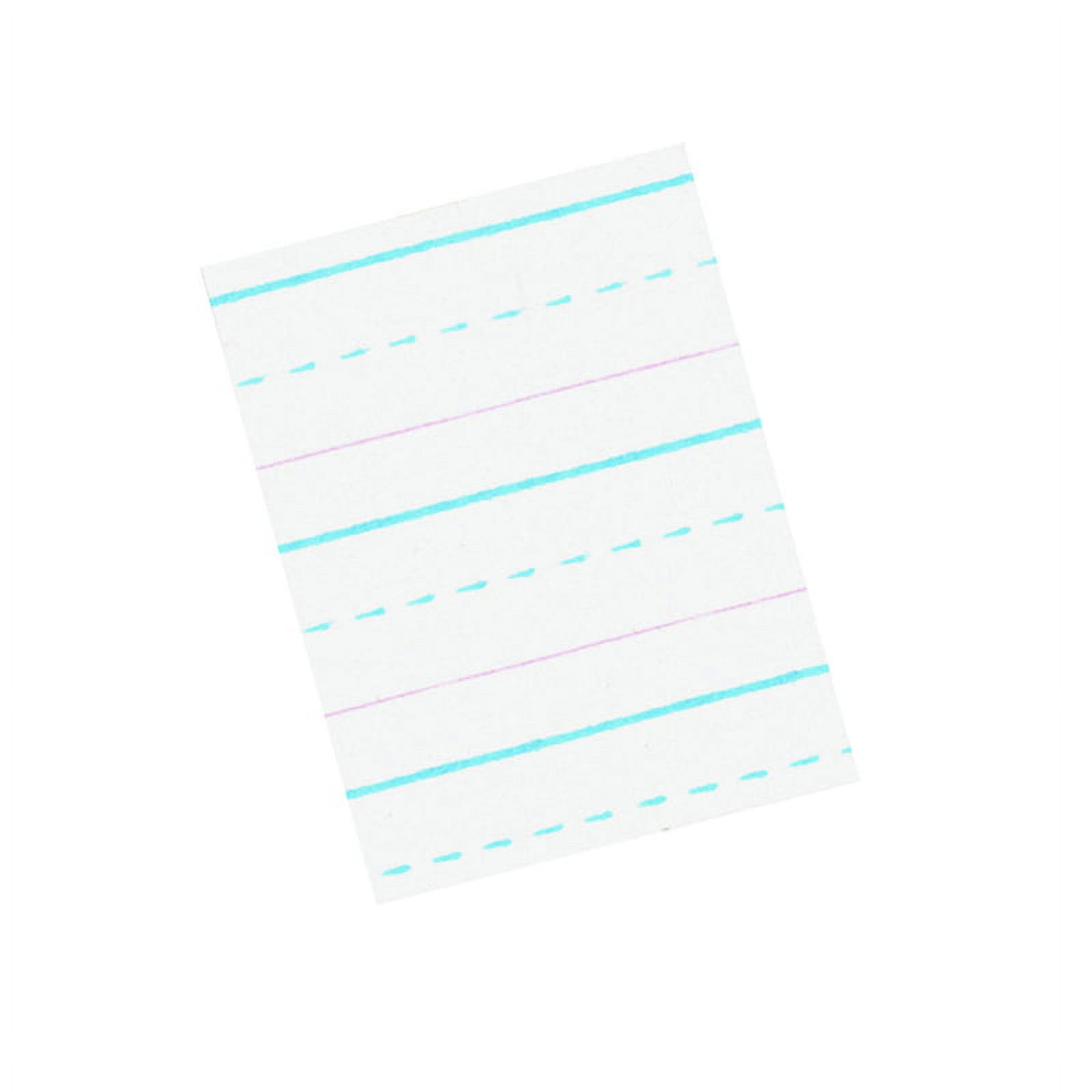 Zaner-Bloser, Sulphite Handwriting Paper, Dotted Midline, Grade 2, 1/2" x 1/4" x 1/4" Ruled Long, 10-1/2" x 8", 500 Sheets | Bundle of 10 Packs, White - image 1 of 1