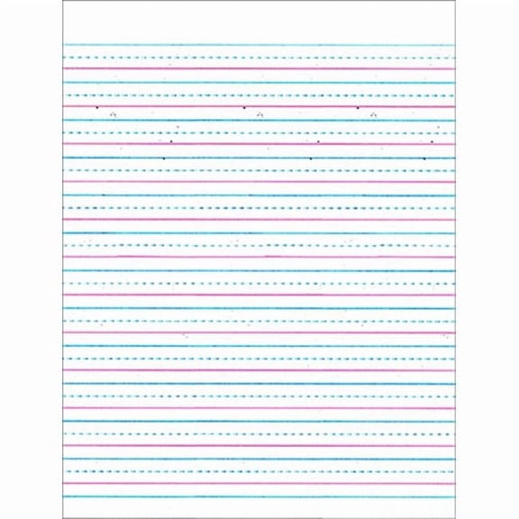 Zaner Bloser halfIn Ruled Sulphite Paper Gr 3