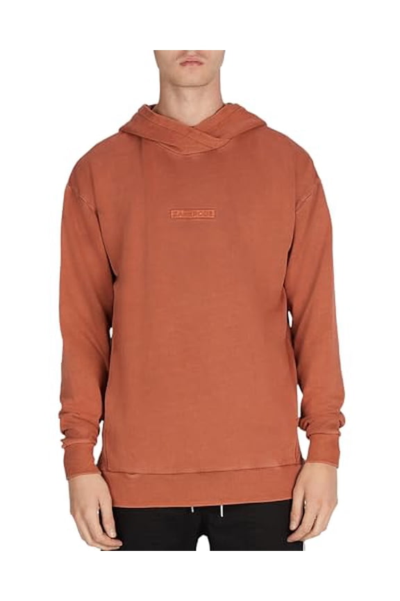 Men's TM Rugger Hood Sweatshirt, Pigment Bronze, X-Large