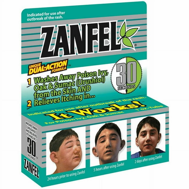 Zanfel Washes Away Poison Ivy Oak & Sumac Tube Dual Action Formula, 1 oz