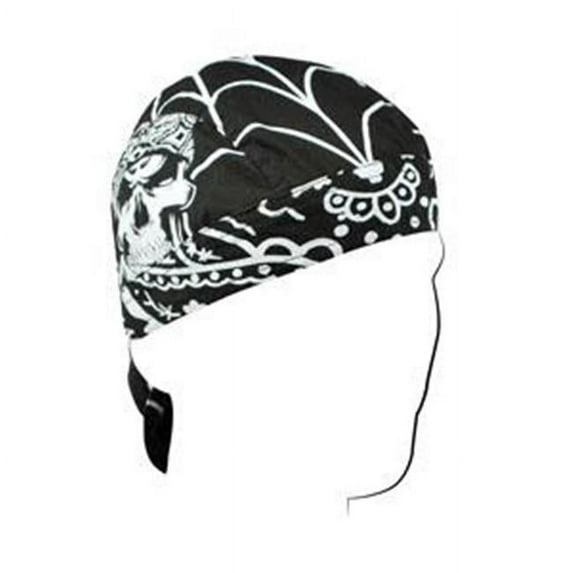 Zan Headgear Road Hog Flydanna Headwrap Gangster Skull