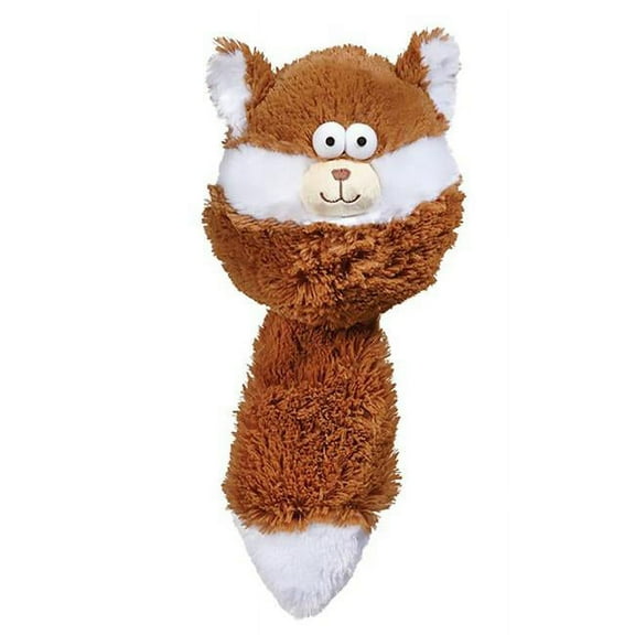 Zanies ZA5209 18 Funny Furry Fatties Dog Toy - Squirrel - One Size