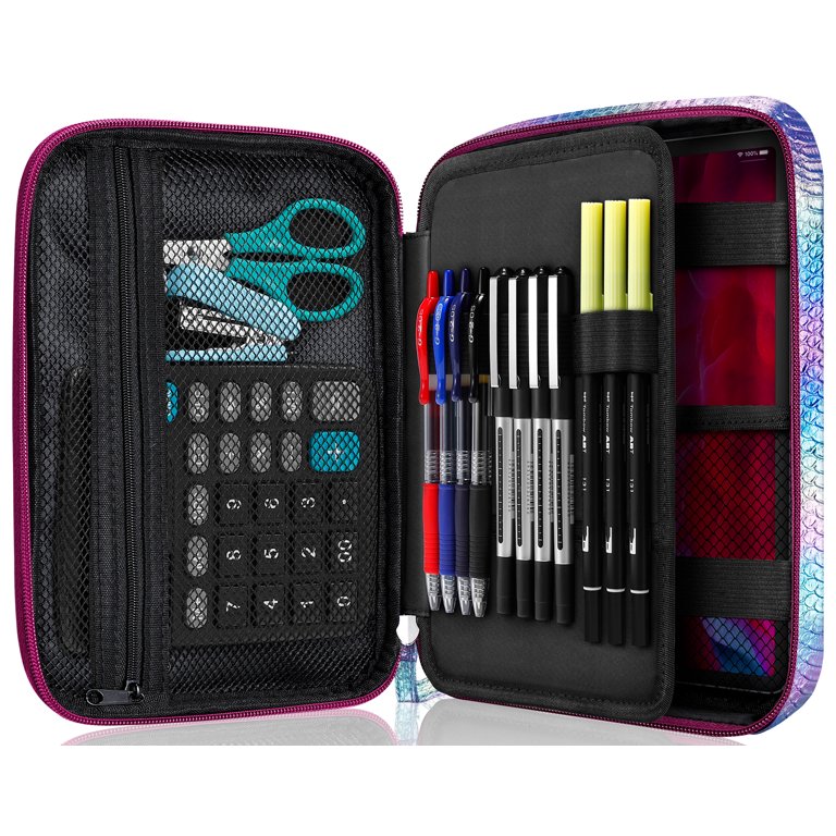 Zannaki Large Capacity Storage Pouch Marker Pen Pencil Case 