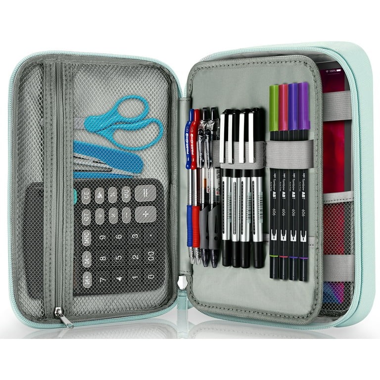 Zannaki Large Capacity Storage Pouch Marker Pen Pencil Case 