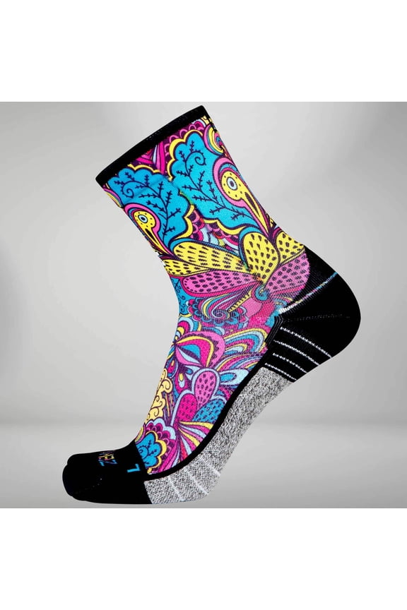 Zansah Groovy Socks (Mini Crew) S / Summer Bloom