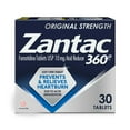 thumbnail image 1 of Zantac 360 Prevents & Relieves Heartburn 10mg Tablets /Acid Reducer 30ct, 1 of 10