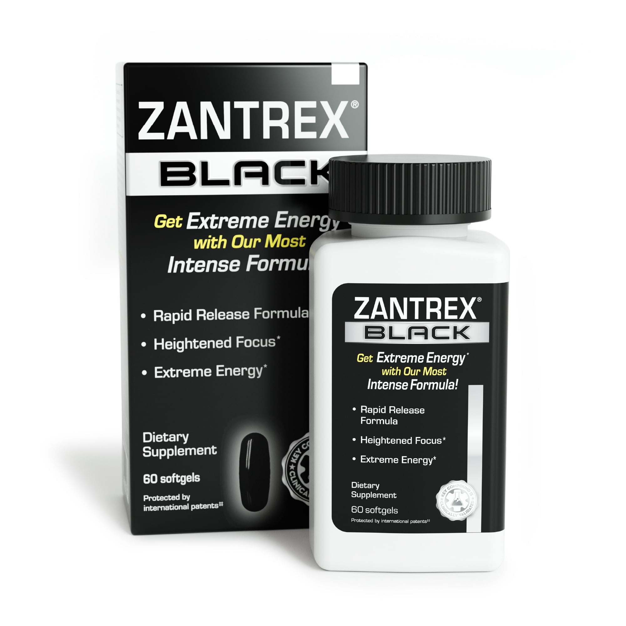 Zantrex Black Energizing Weight Management Supplement Pills Clinically Validated Ingredients