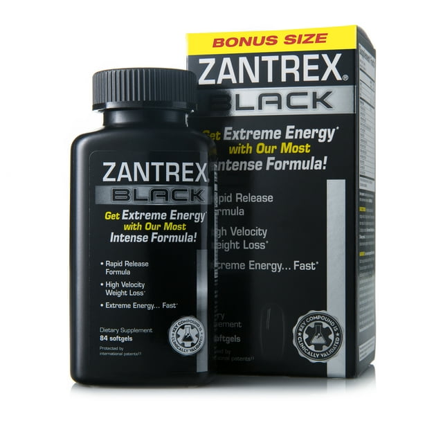 Zantrex Black Rapid Release Weight Loss and Dietary Supplement, 84