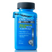 Zantrex Blue High-Advanced Metabolic Boosting Formula, Reduces Body Fat, Enhances Stamina & Performance - 84 Count Capsules