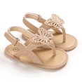 thumbnail image 1 of Zanvin Baby Girl Soft sole Flat Sandals, Normal Gold, 11, 1 of 8