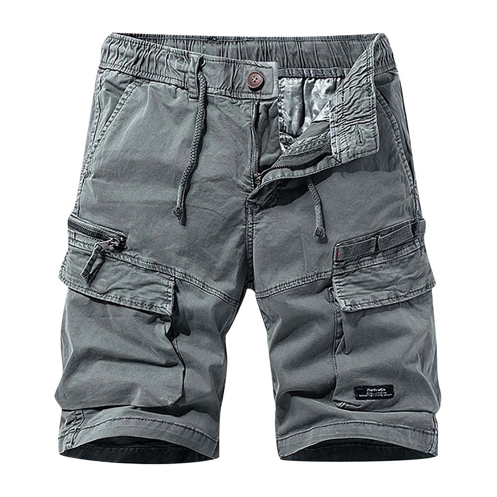 Zanvin Mens Flat Front Shorts, Mens Cargo Shorts Clearance, Men's Shorts Multi Pocket Cargo