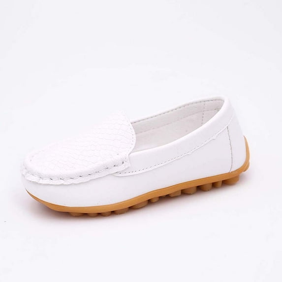 SROBPTY Sandals on, Kids Sandals, Toddler Sandals, Pedal Candy-colored Beanie Shoes, Baby Shoes, Tendon Bottom Boys And Girls Shoes, White, 24