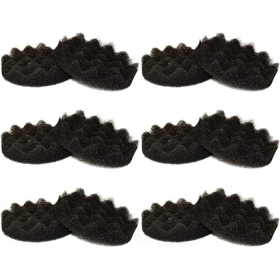 Zanyzap 12 Bio-Foam Pads for Fluval FX4, FX5, FX6 Filters