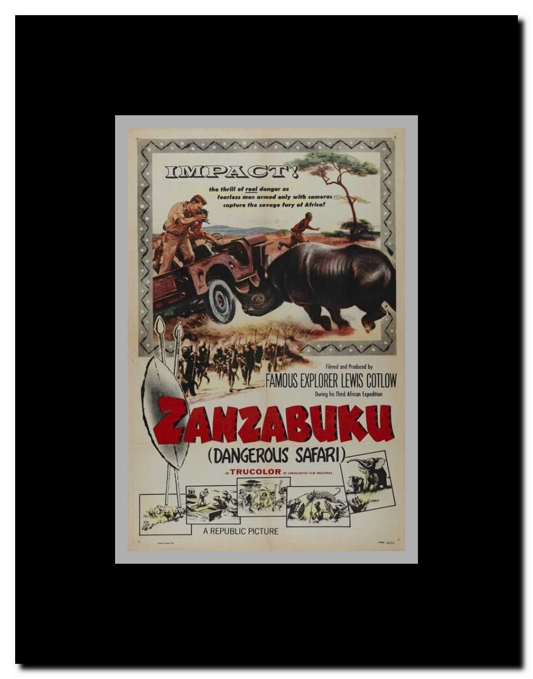 Zanzabuku Framed Movie Poster