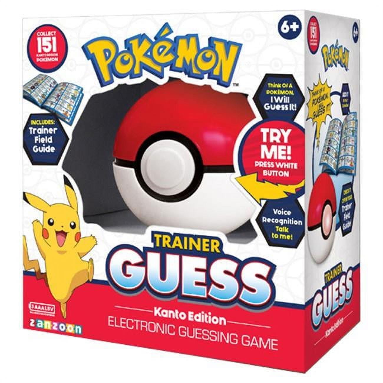 Zanzoon  Pokemon-Trainer Guess Kanto Board Games