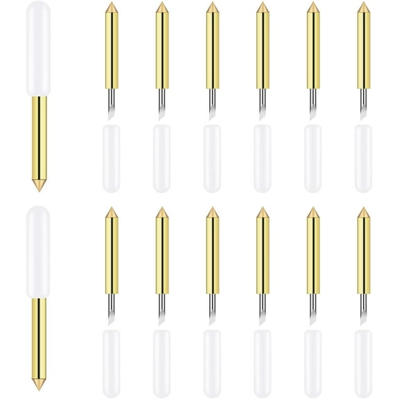 Zaoz 12 Pcs Premium Fine Point Blade Compatible with Explore Air/Air 2/Air 3/Maker/Maker 3 Cutting Machines A418