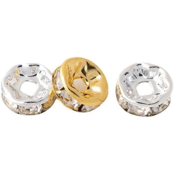 Zaoz Pack of 100 Fishing Copper Beads Fishing Wedding Spinner Rig Making Supplies Walleye DIY A418