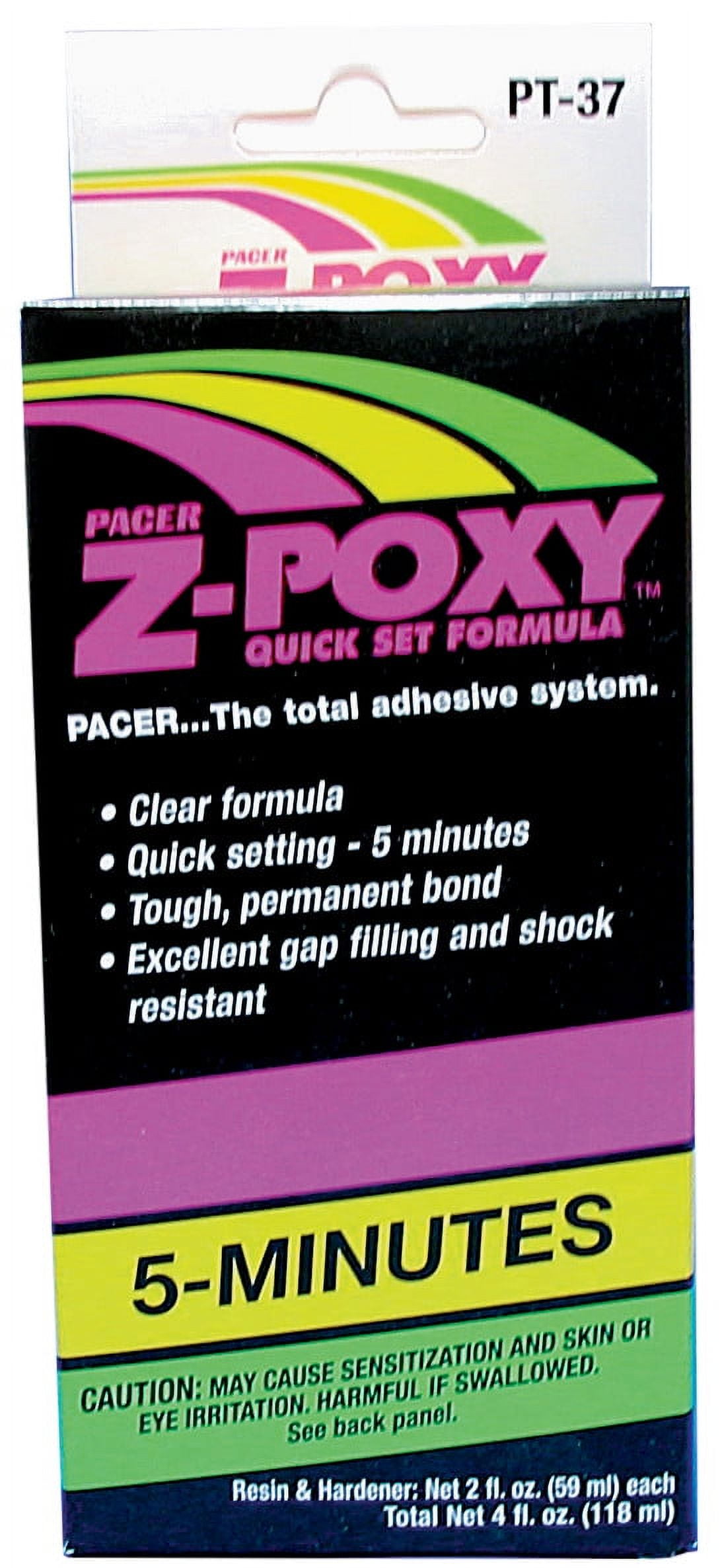 Pegamento Epoxi Z-poxy 5 minutos 4 onzas set.