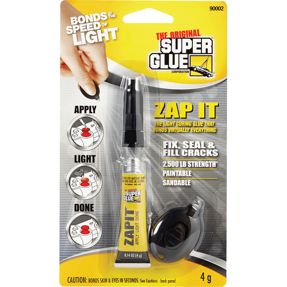Zap It Super Glue - Pack of 12  Residential Use, Standard Application