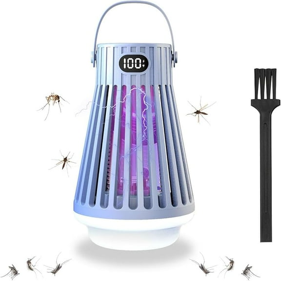 Zap Zone Defender, ZapZone Mosquito Defender, 3-in-1 USB Rechargeable Portable Camping Light, 360-Degree 250 Sq Ft Effective Range,IPX7 Waterproof,2000mAh Powerful Battery,for Outdoor,Picnic (3Pcs)