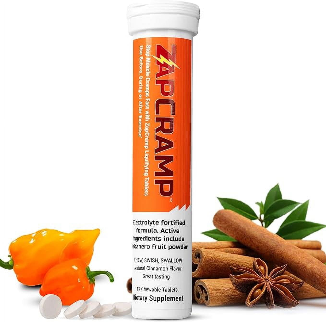 ZapCramp Muscle Cramp Tablets Liquifying Tablets for Body and Leg