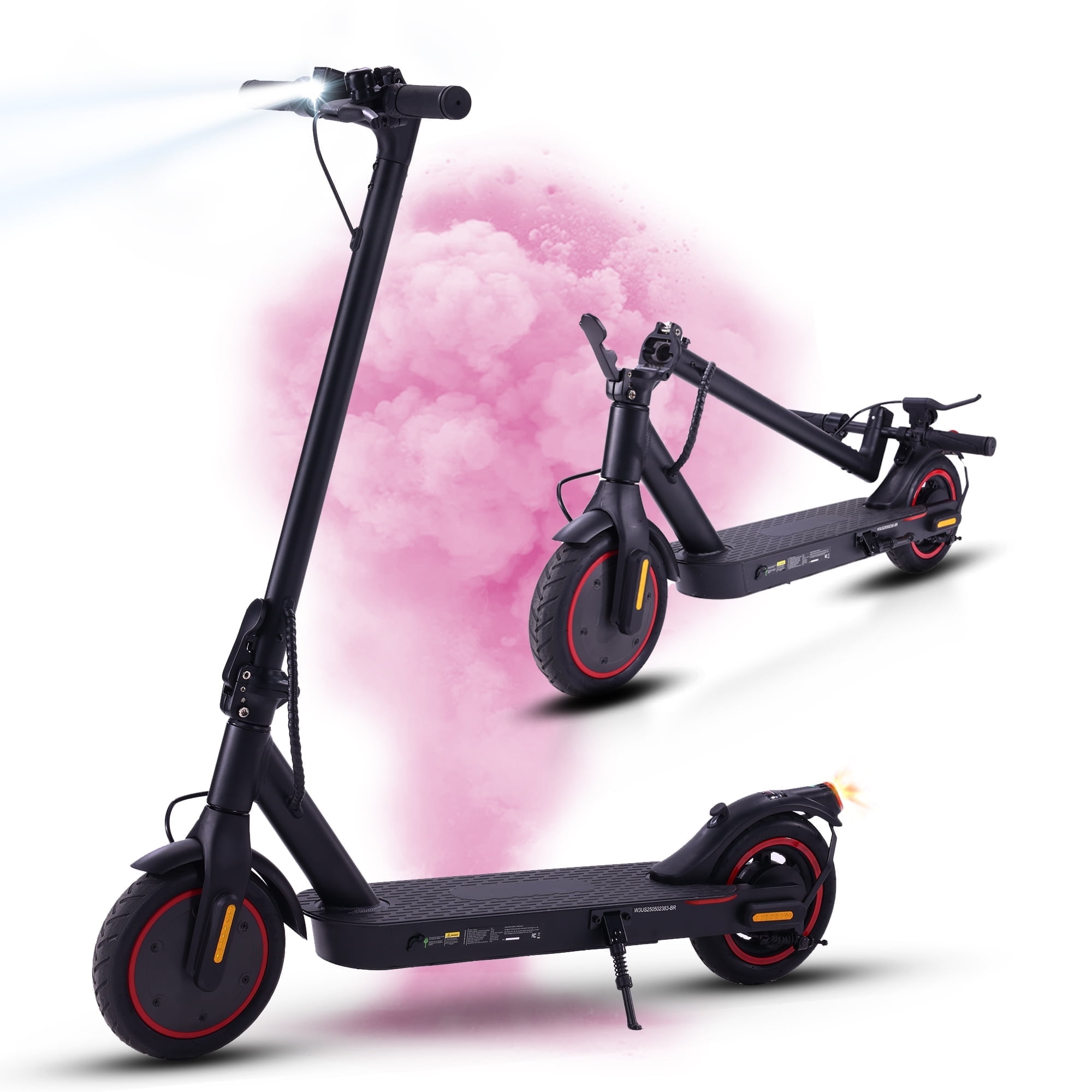 ZapRun 8.5"Electric Scooters,350W Adult Foldable Electric Scooter, Up to 18 MPH &24-34km Long-Range Portable Commuting Scooter