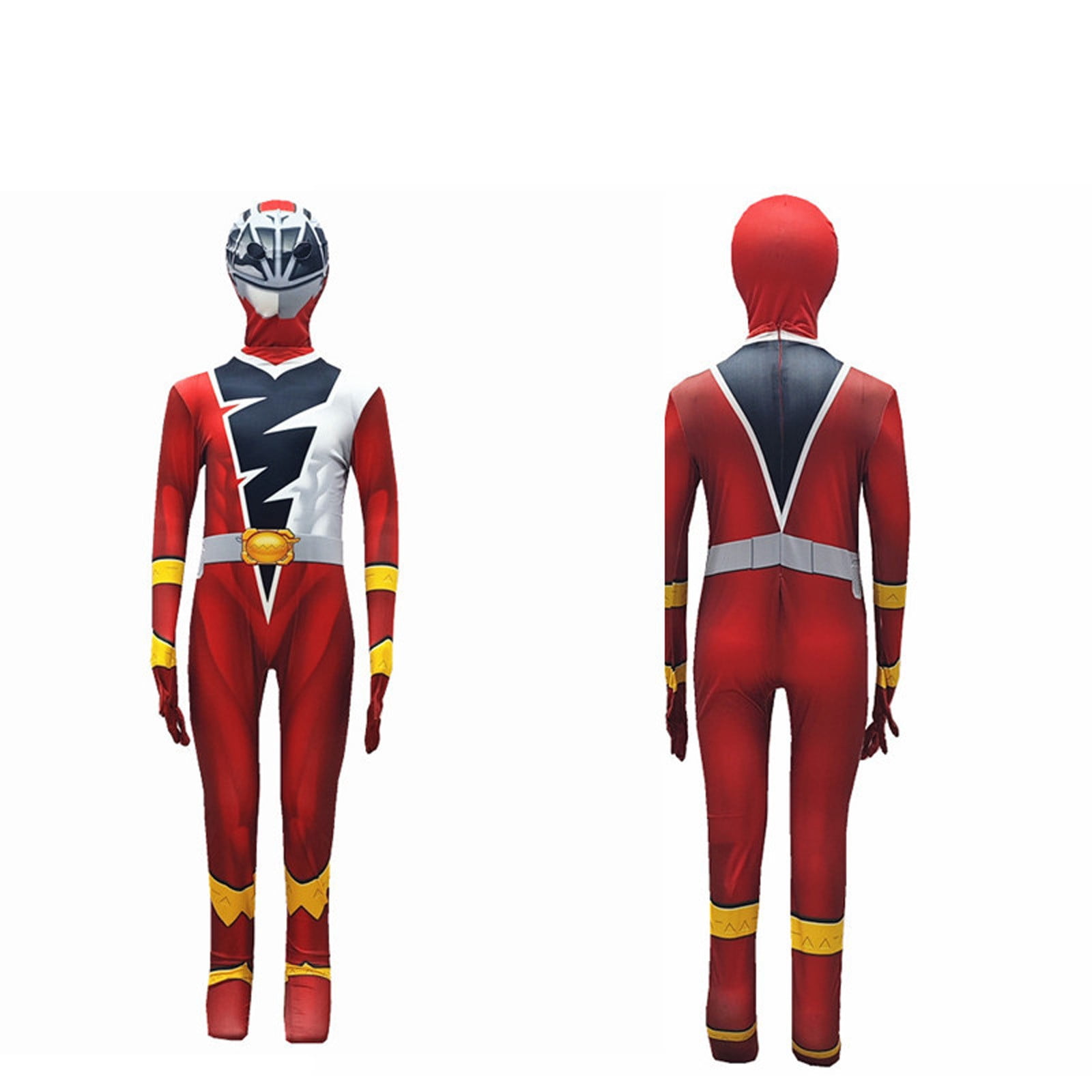 ZapZest Mighty Morphin Power Rangers Cosplay Jumpsuit, Power Rangers ...