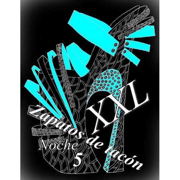 Zapatos de Tacn Noche XXL: Zapatos de tacn Noche XXL 5: libro para colorear para adultos (Series #5) (Paperback)