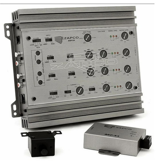 Zapco ASP-X4 2/3/4-Way Electronic Crossover