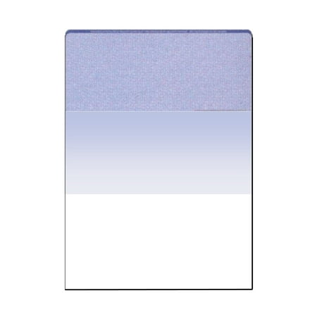 Zapco High-Security Check Paper, Blue w Complex Background Pattern, 8-1/2" x 11", Microperfed with 1-Up Check, 12 Security Features - PACK OF 100 SHEETS
