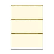 ورق فحص عالي الأمان من Zapco ، نمط خلفية معقد من العضوية w ، 8 - 1 / 2 x 11 ، Microperfed مع 3 -Up Checks ، 12 ميزات أمان - حزمة من 100 ورقة