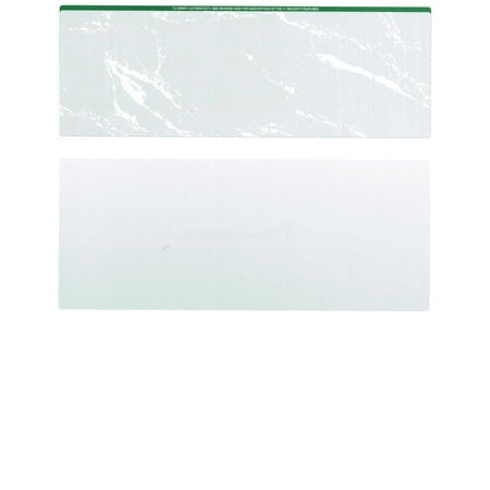 Zapco Security Check Paper, 24lb w Green Marble Pattern, 8-1/2" x 11", Microperfed w Check on Top, 8 Security Features - 250 SHEETS