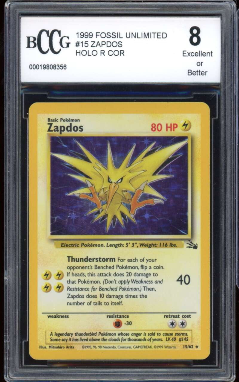zapdos holographic pokemon card Galarian Zapdos 062/132 (Holo) If you do Zapdos Holo Card 1999 Pokemon