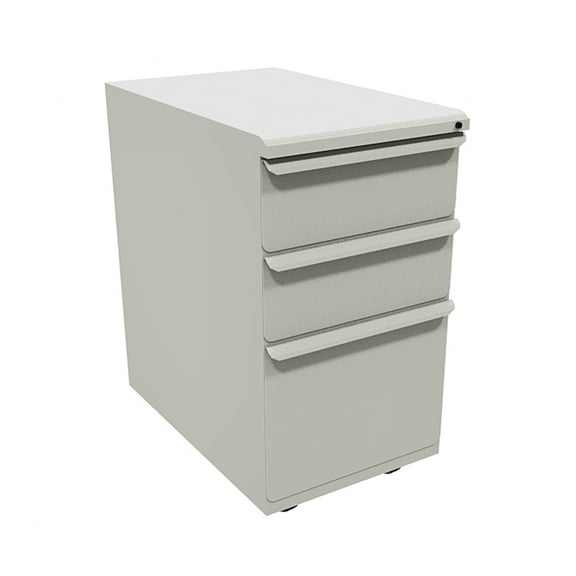 Marvel PRCL0010_UT8559 36W x 24D Pronto School Training Table with Carrel and Lockable Raceway - Putty Finish and Peridot Fabric