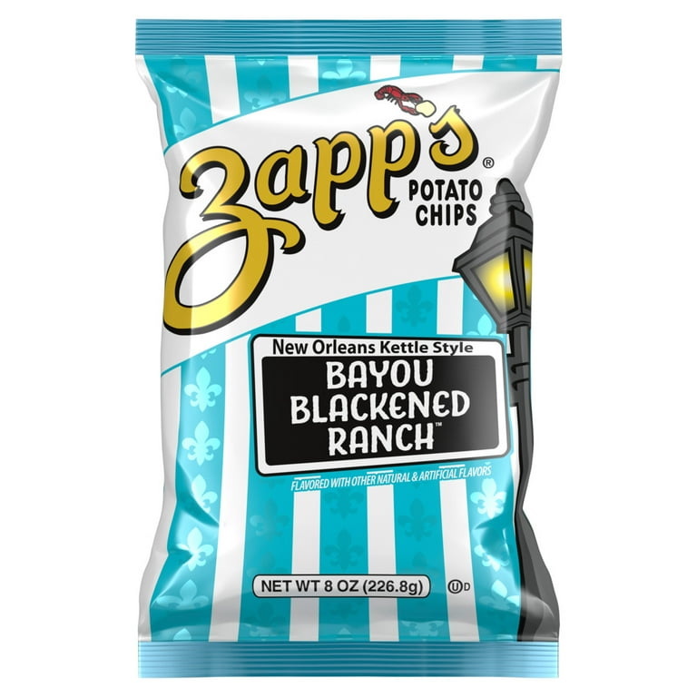 Zapp's Bayou Blackened Ranch Potato Chips - 8oz Bag - Walmart.com
