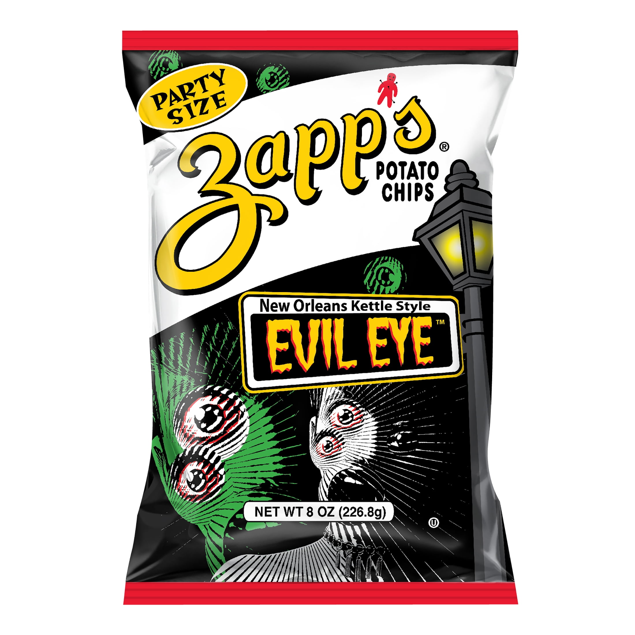 Zapp's Evil Eye New Orleans Kettle Style Potato Chips, GlutenFree