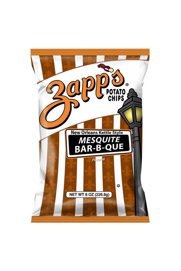 New Orleans Kettle Style Mesquite Bar-B-Que Potato Chips, 2 oz. - Pack of 25