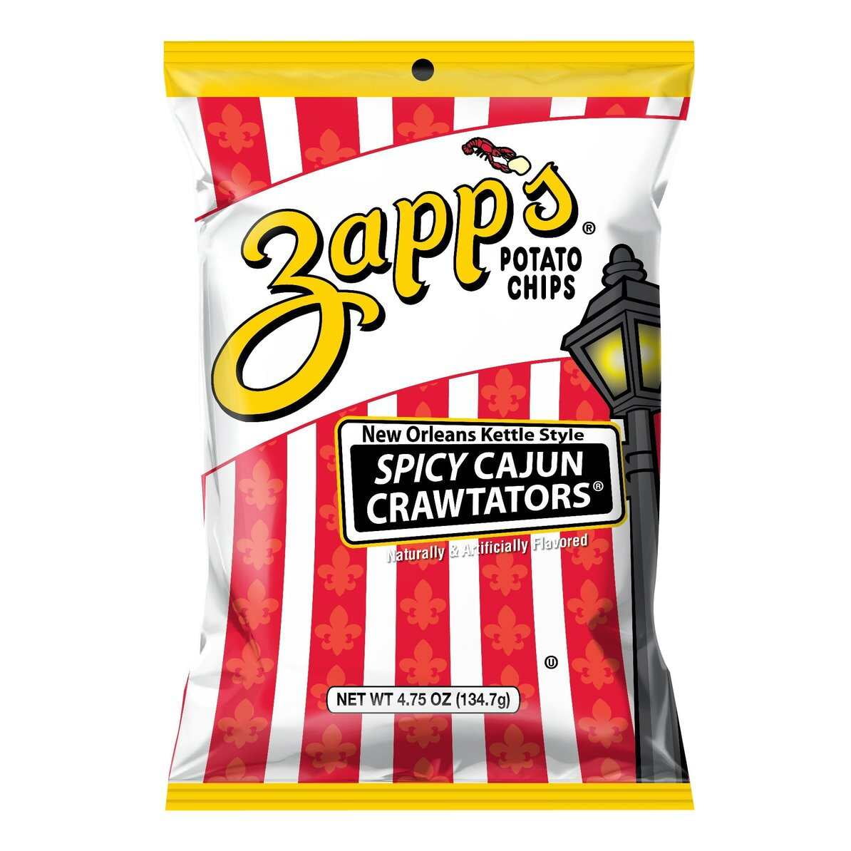 Zapp's Kettle Potato Chips, Spicy Cajun Crawtator ( 2 pk )